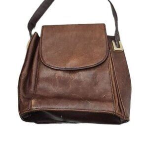 Vintage 90s Brown Boho Shoulder Bag
